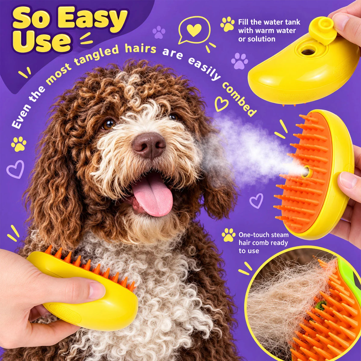 Cat Steam Brush